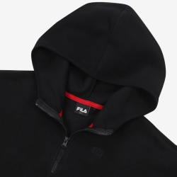 Fila Polapolis Croppedy - Naisten Hoodie - Mustat | FI-78044